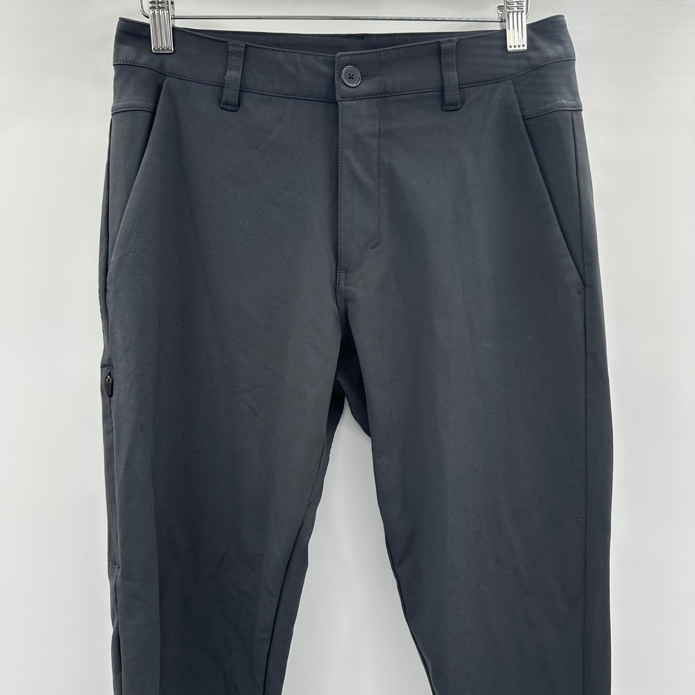 BYLT Premium Basics Everyday Pant 2.0 Slim Fit Grey Mens 32X30 Tech Chino